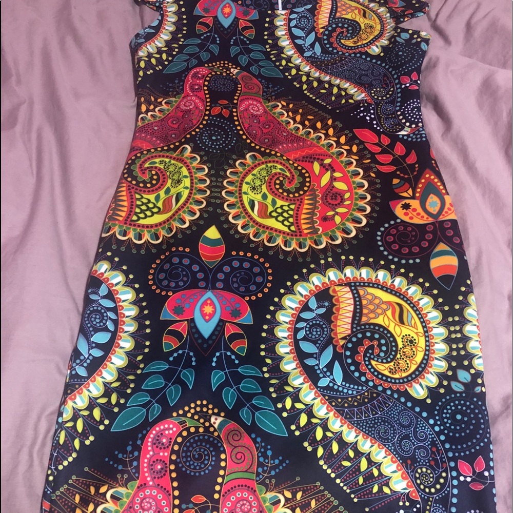 Yang Zi Gang Multicolored Dress